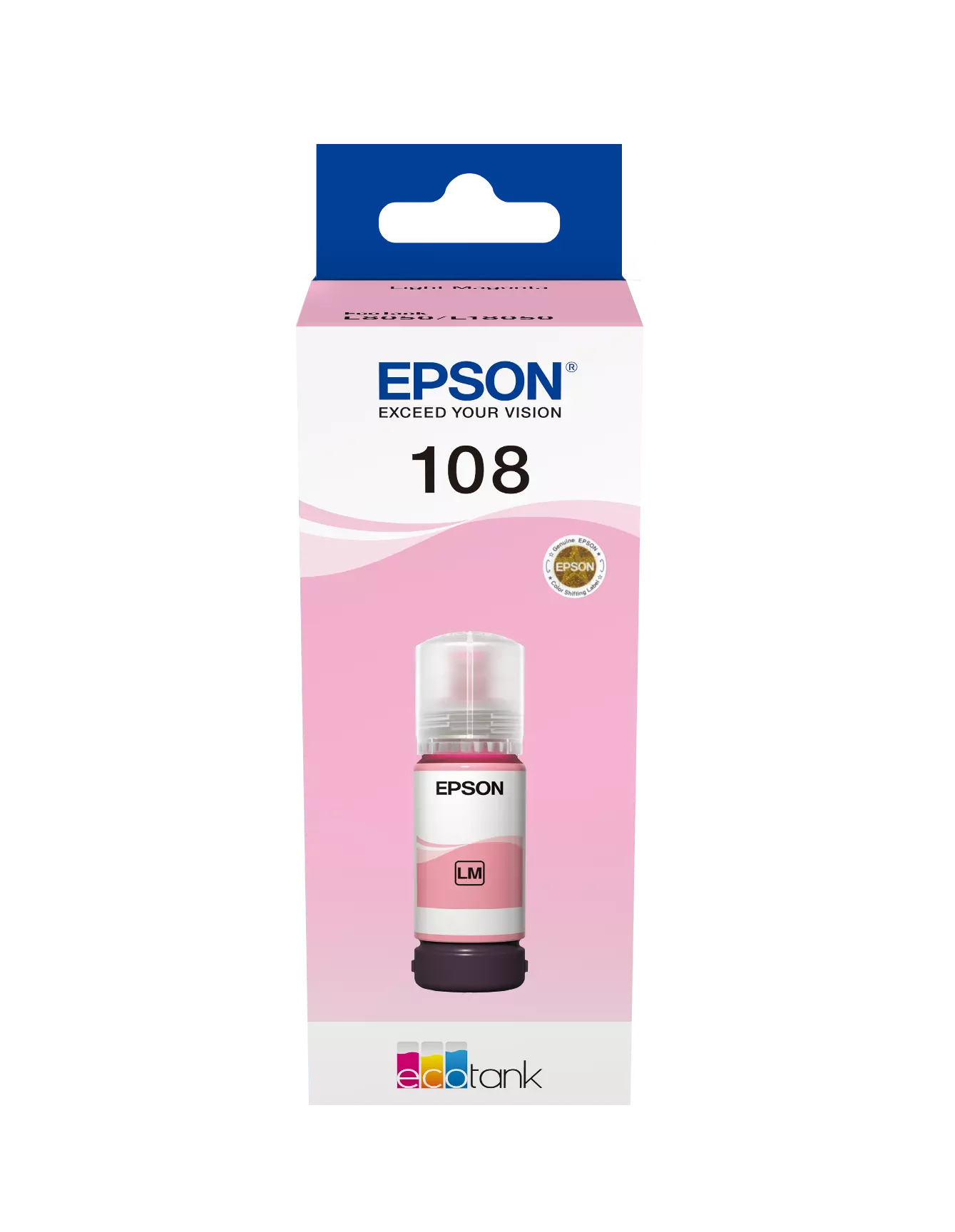 108 EcoTank Light Magenta ink bottle (70 ml)
