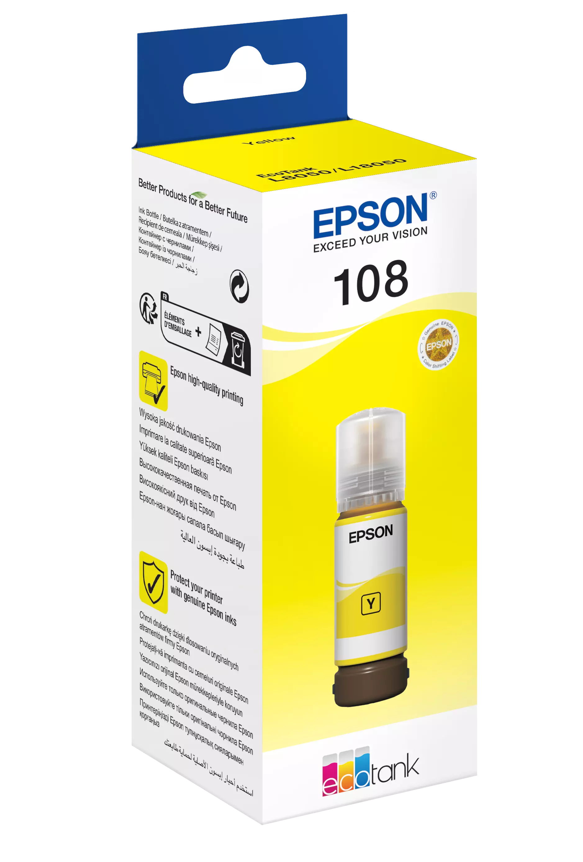 108 EcoTank ink bottle 70.0 ml Yellow