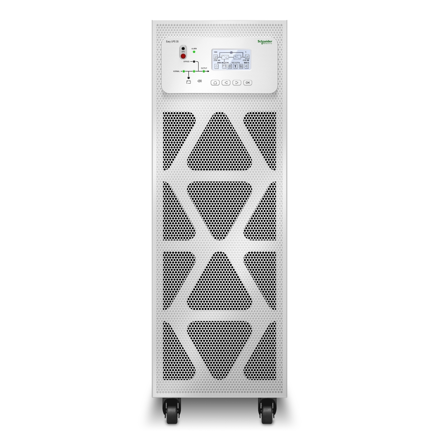 APC Easy UPS 3S 20kVA 400V 3:3 UPS, 3 internal 7Ah modular battery strings