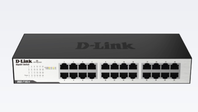 24-port 10/100/1000Base-T Unmanaged Gigabit Switch (metal casing, rackmountable)