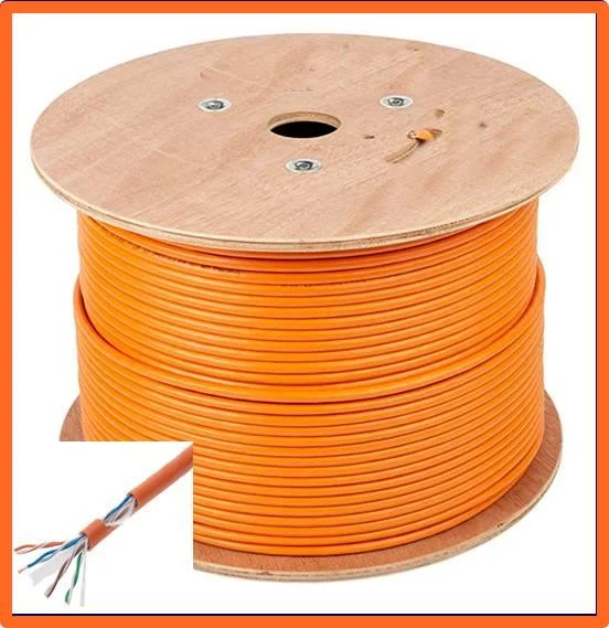 D-Link NCB-C6UORGR-305 â Cat6 UTP 23 AWG PVC Solid Cable, 305m/Roll, Orange Colour