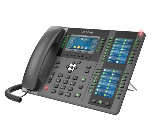 Premium business IP phone with 4.3inch Color LCD, 2x3.5β LCD for 106 DSS keys, 1 x Gigabit PoE port, 1 x Gigabit LAN port, Built-in Bluetooth