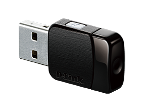 D-Link Wireless Dual Band AC600 Mbps USB Wi-Fi Network Adapter (DWA-171)