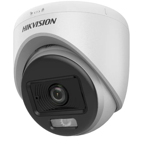 Hikvision DS-2CE70KF0T-LPFS 3K ColorVu Smart Hybrid Light Indoor Fixed Turret Camera - 2.8MM