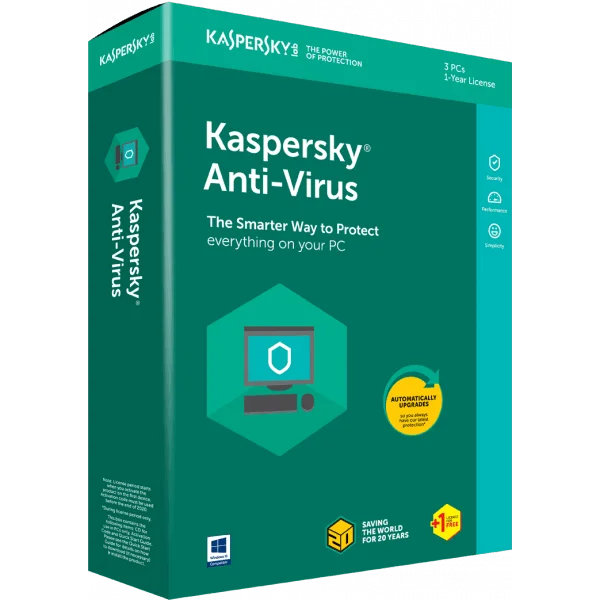 Kaspersky Anti-Virus for 3 Devices.