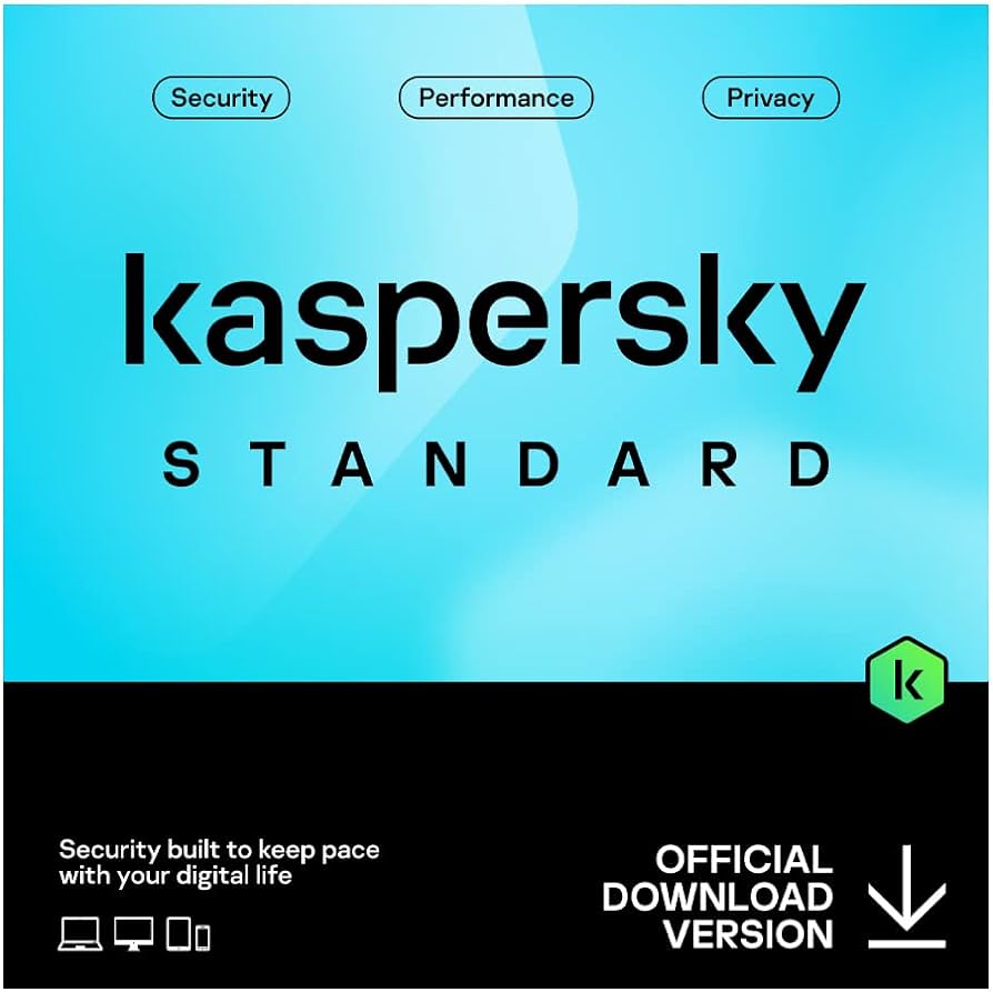 Kaspersky Standard, 3 Devices - 1 Year License.