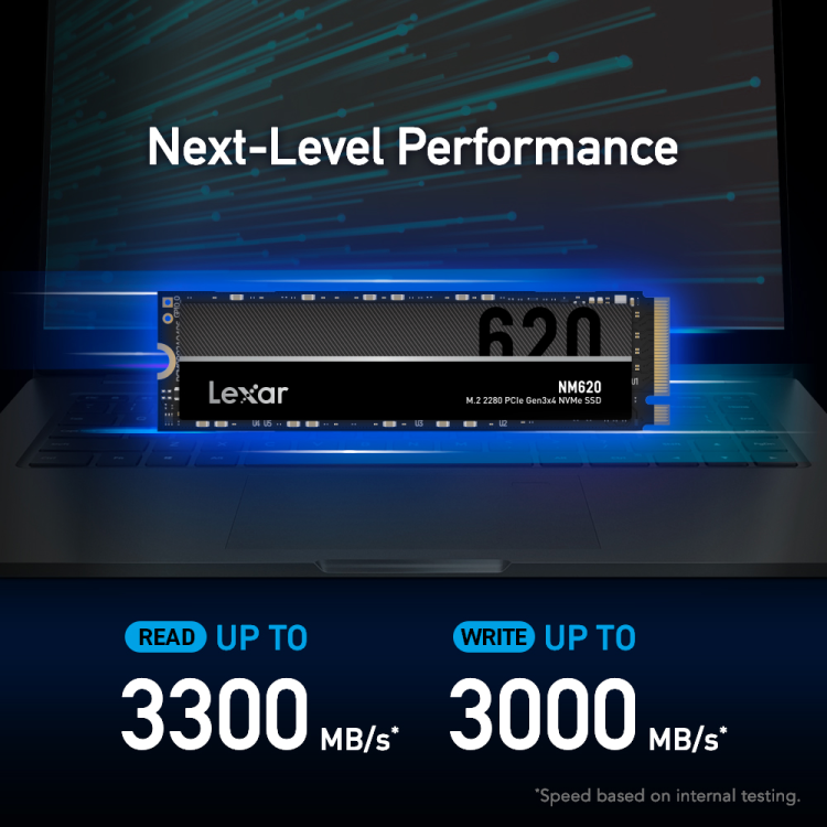 Lexar® NM620 M.2 2280 NVMe SSD