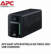 APC Easy UPS BVX 700VA, 230V, AVR, USB Charging,Universal Sockets