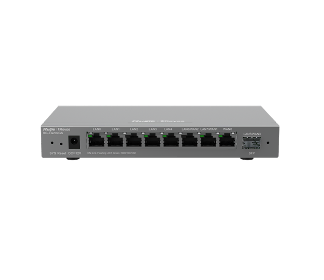 Ruijie Reyee RG-EG209GS 9-Port Gigabit Cloud Managed SFP Router