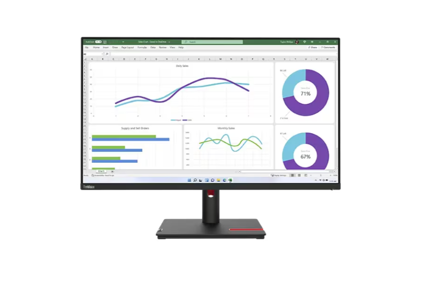 LENOVO ThinkVision T32h-30 31.5" QHD USB-C Docking Monitor