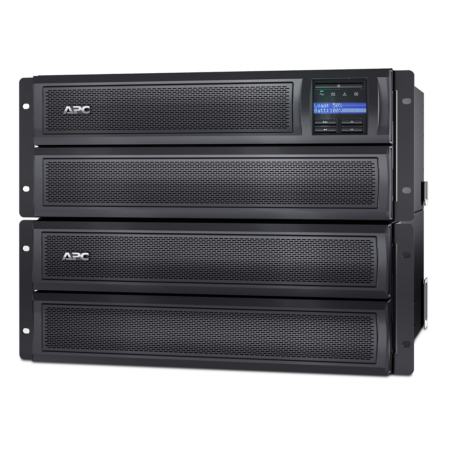 APC Smart-UPS X, Line Interactive, 3kVA, Rack/tower convertible 4U, 208V-230V, 8x C13+2x C19 IEC, Network card, Extended runtime