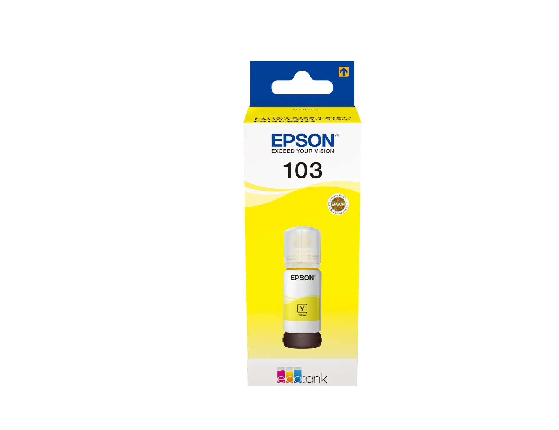 EPSON ECOTANK INK BOTTLE 103 C13T00S44A YL L3111/L3110/L3150/L5190