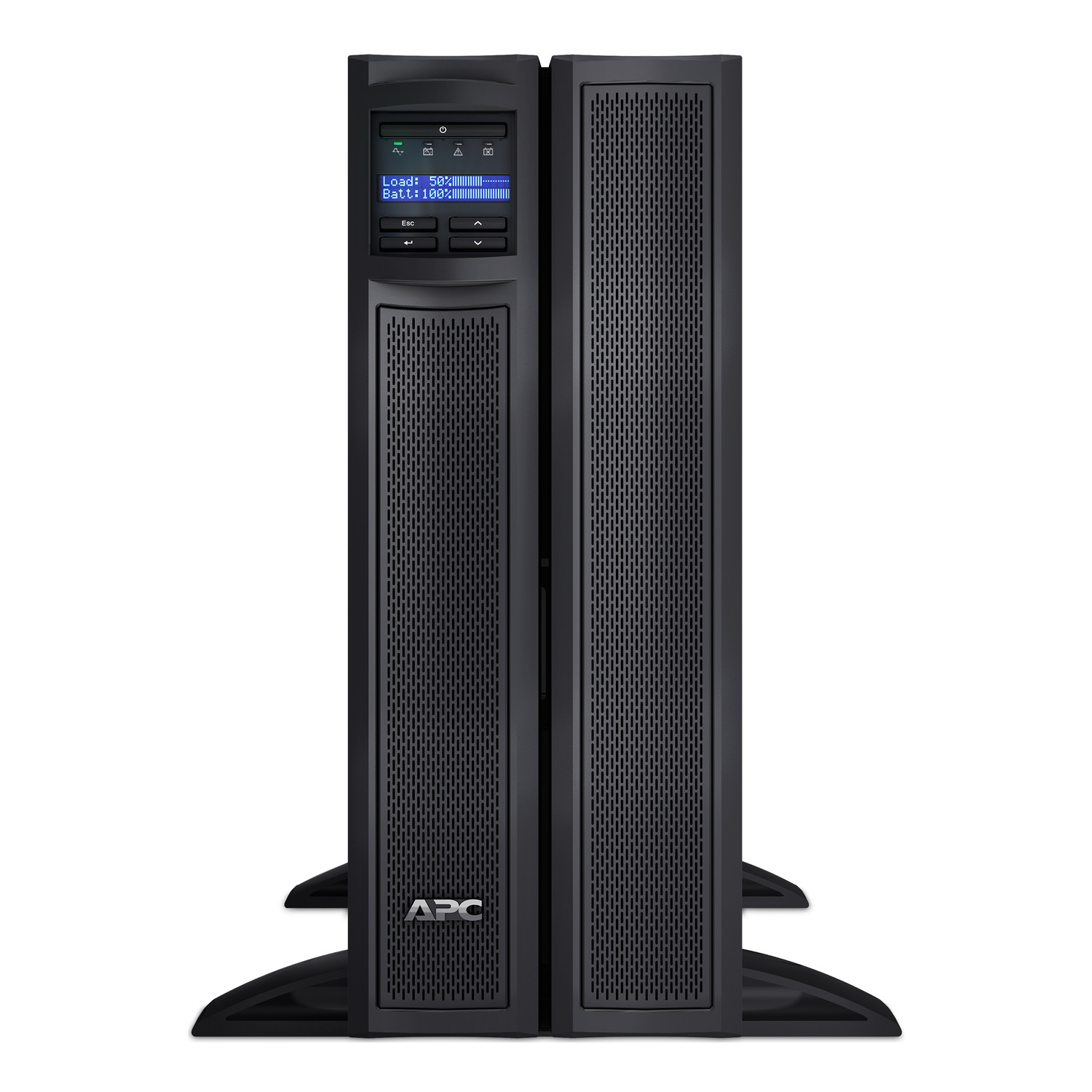 APC Smart-UPS X, Line Interactive, 3kVA, Rack/tower convertible 4U, 208V-230V, 8x C13+2x C19 IEC, Network card, Extended runtime
