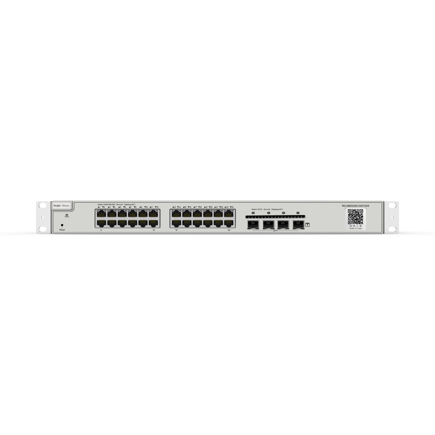 Ruijie-Reyee RG-NBS3200-24GT4XS 24-Port Gigabit Layer 2 Managed Switch.
