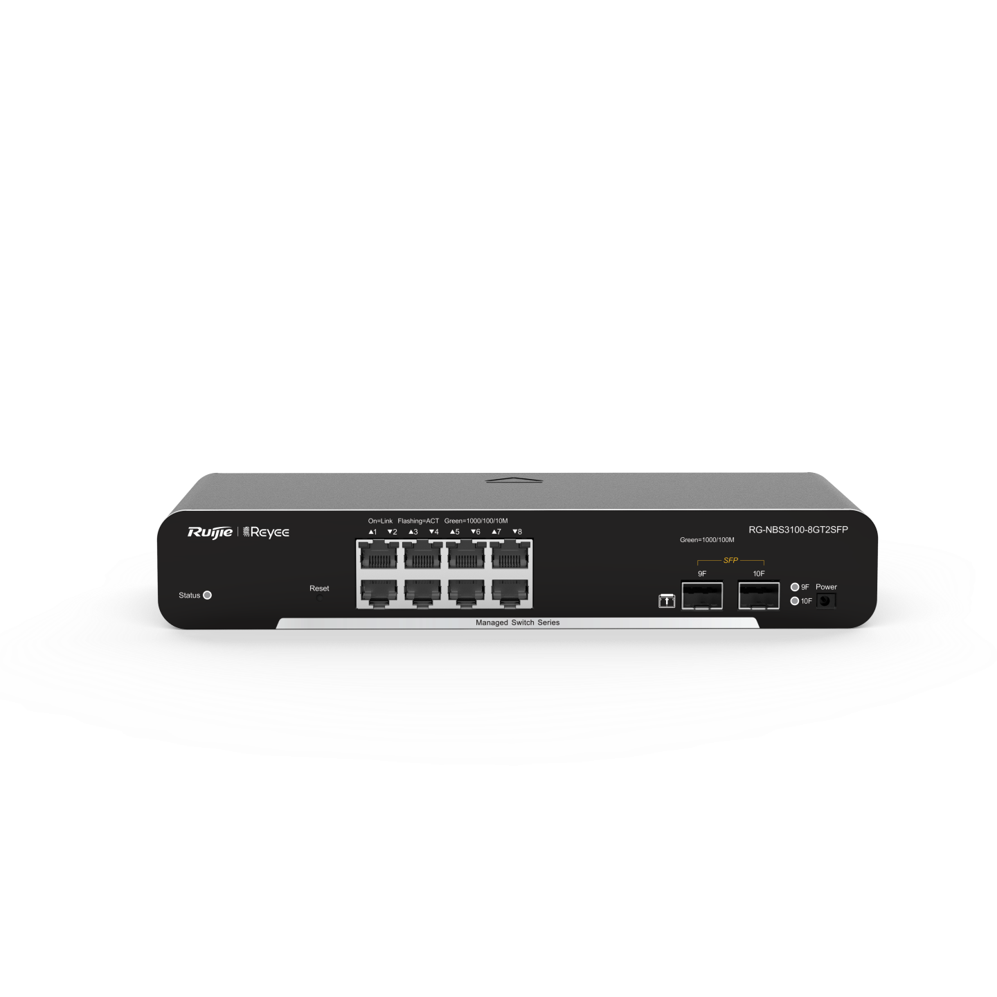 Ruijie Reyee RG-NBS3100-8GT2SFP-P 10-Port Gigabit Layer 2 Cloud Managed PoE Switch