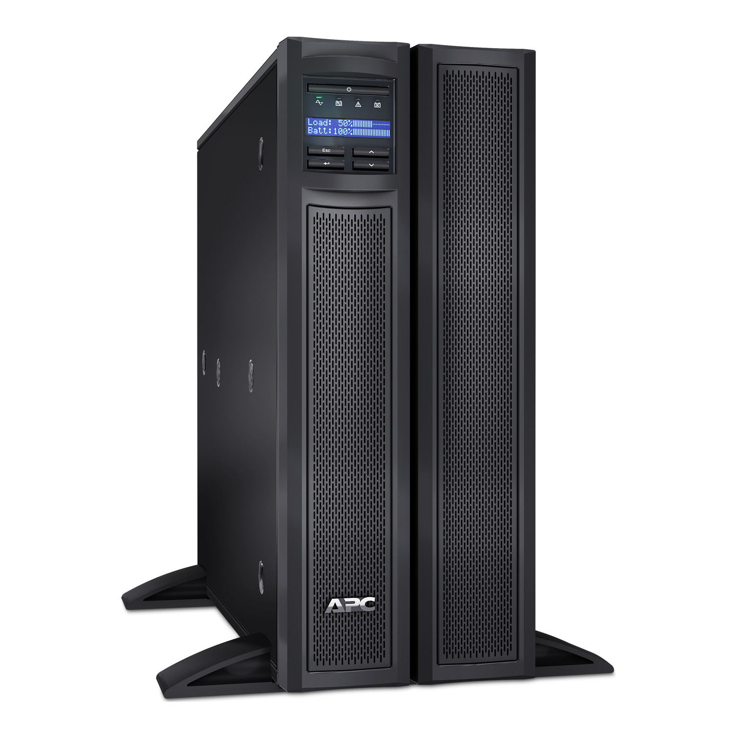 APC Smart-UPS X, Line Interactive, 3kVA, Rack/tower convertible 4U, 208V-230V, 8x C13+2x C19 IEC, Network card, Extended runtime