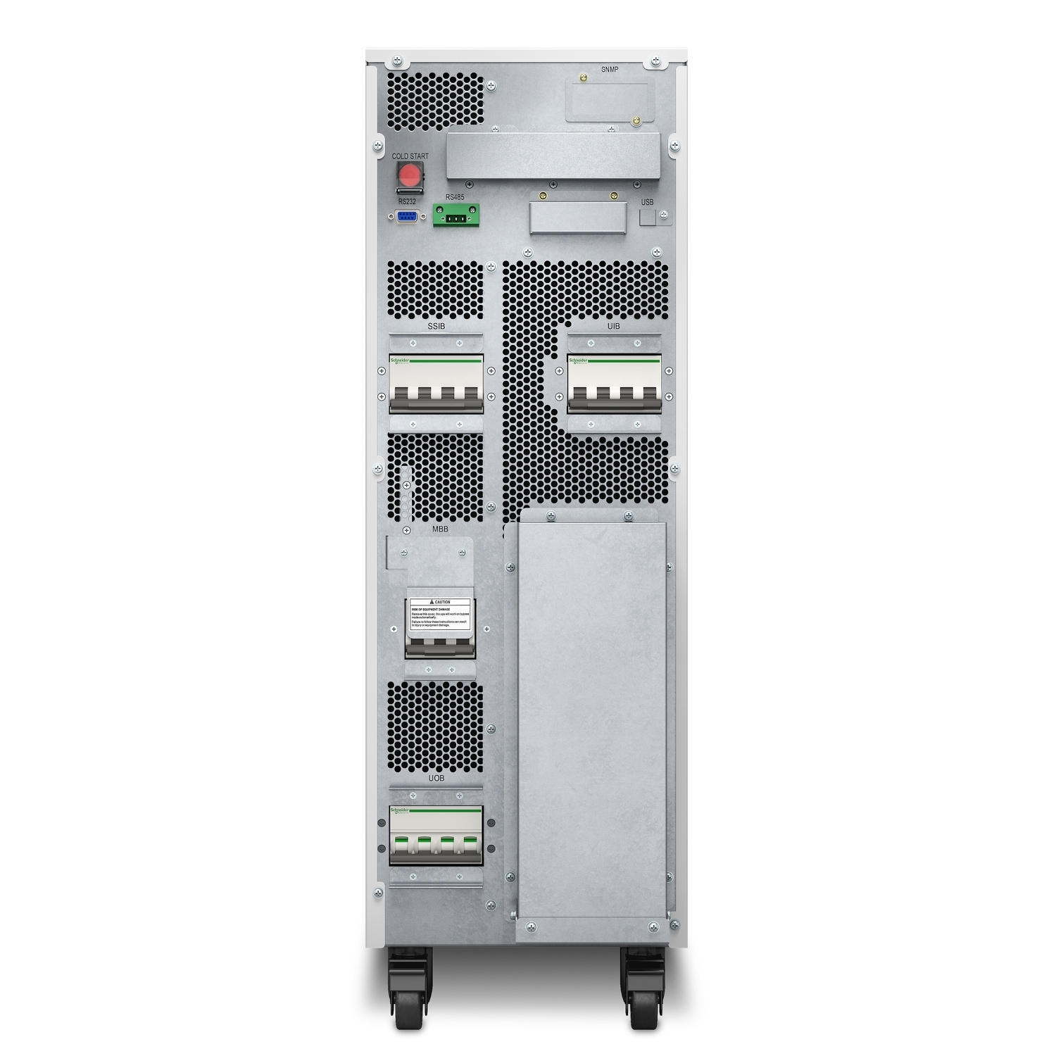 APC Easy UPS 3S 20kVA 400V 3:3 UPS, 3 internal 7Ah modular battery strings