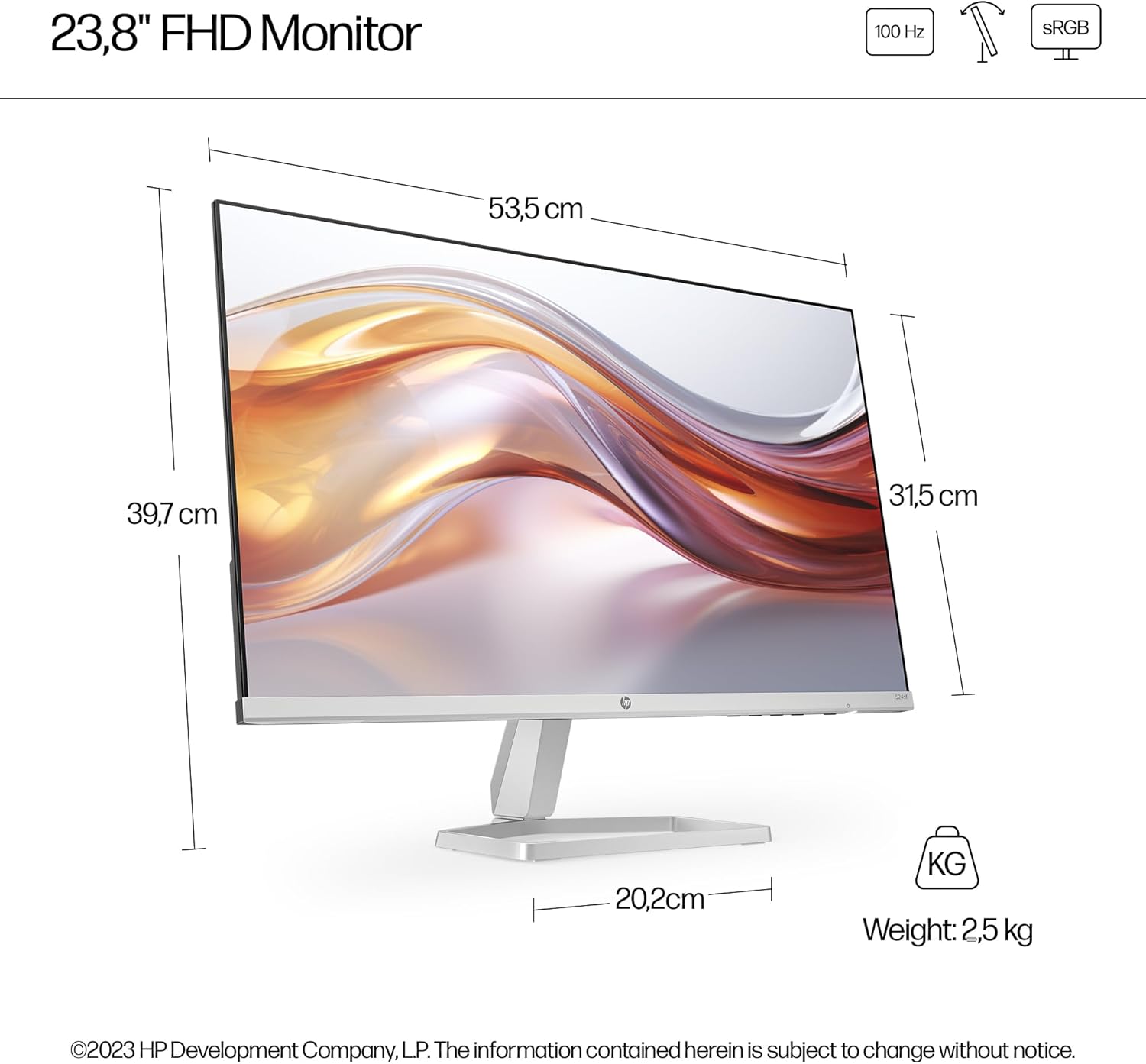 HP S5 524sf FHD Monitor