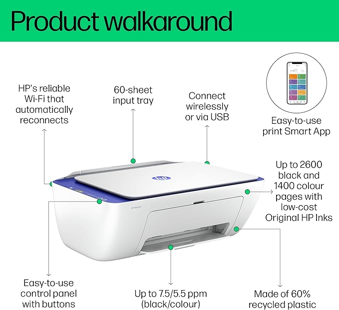 HP DeskJet Ink Advantage Ultra 4927 All-in-One Printer (6W7G3B)