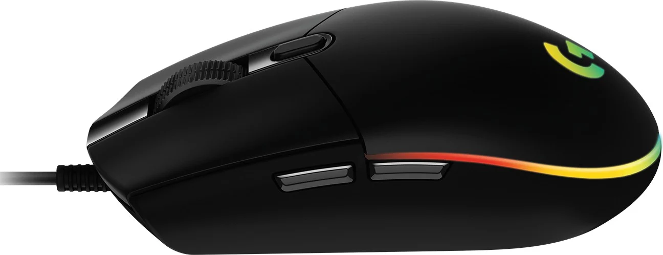 Logitech G102 LIGHTSYNC RGB 6 Button USB Gaming Mouse - Black - 910-005823