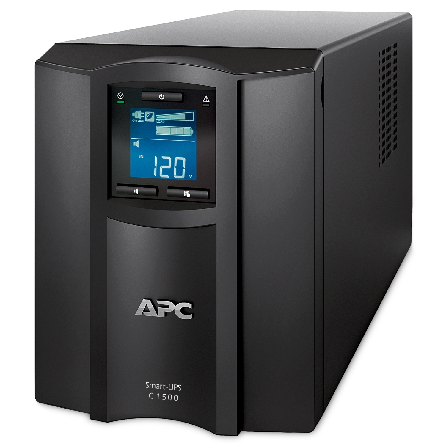 APC Smart-UPS, Line Interactive, 1500VA, Tower, 230V, 8x IEC C13 outlets, SmartConnect Port+SmartSlot, AVR, LCD