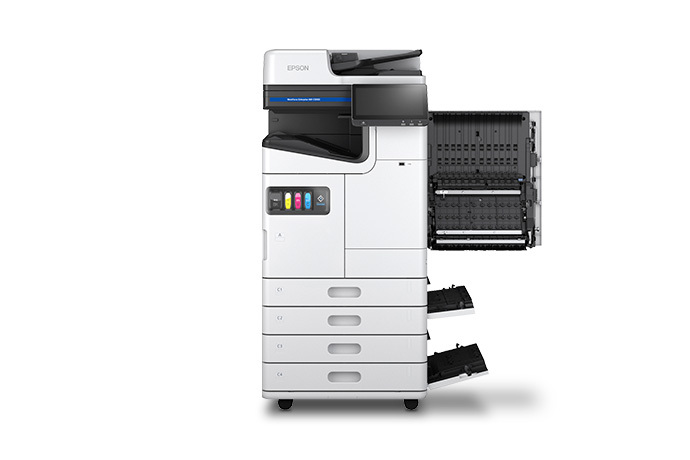 Epson WorkForce Enterprise AM-C5000 Color Multifunction Printer+ Epson Cabinet for AMC Series+ Epson Maintenance Box for AM-C4000/5000/6000