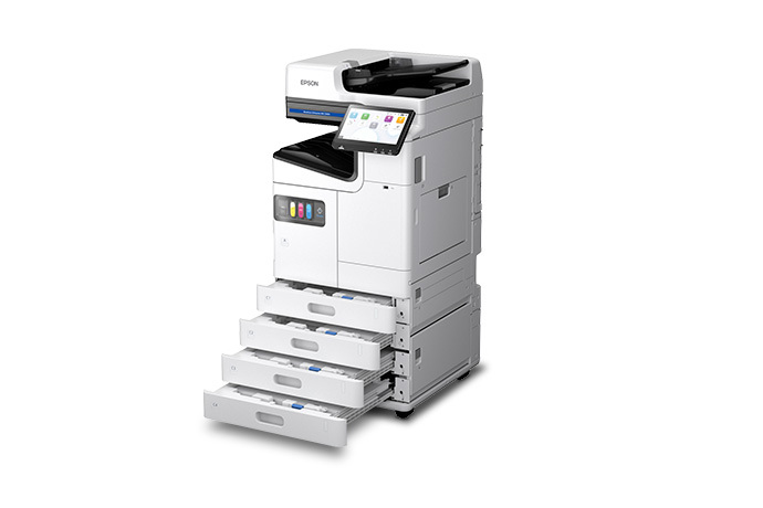Epson WorkForce Enterprise AM-C5000 Color Multifunction Printer+ Epson Cabinet for AMC Series+ Epson Maintenance Box for AM-C4000/5000/6000