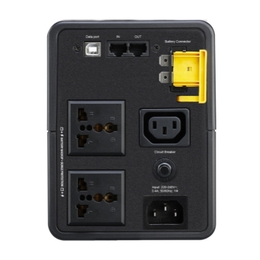 APC Back-UPS 750VA, 230V, AVR, 2 universal & 1 IEC outlets