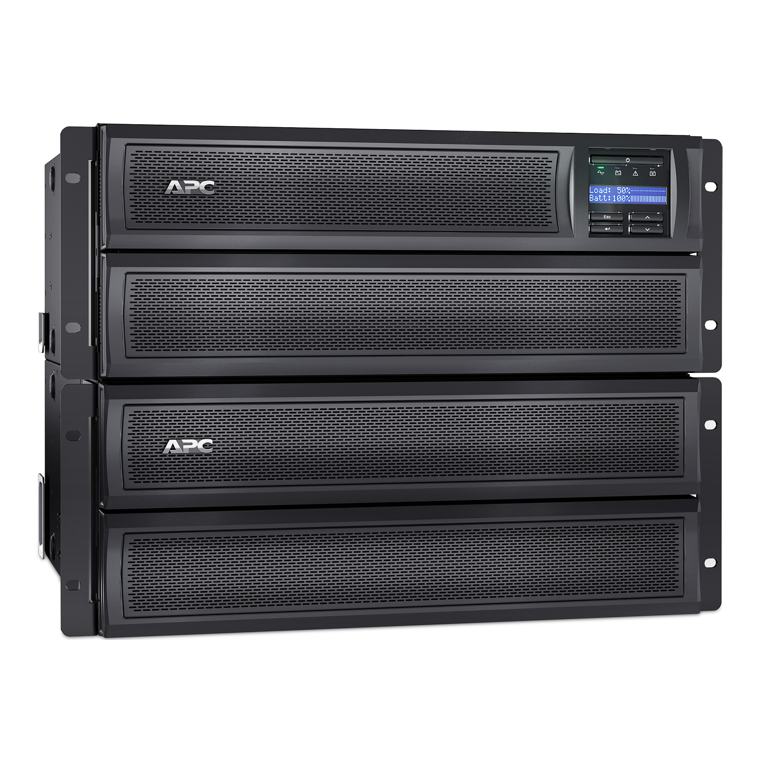 APC Smart-UPS X, Line Interactive, 3kVA, Rack/tower convertible 4U, 208V-230V, 8x C13+2x C19 IEC, Network card, Extended runtime