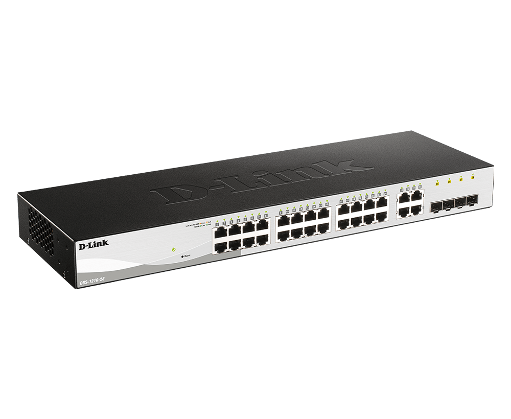 24-Port 10/100/1000Base-Twith 4 Combo 1000BaseT/SFP ports Smart Switch
