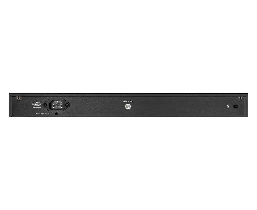 48-Port 10/100/1000BaseT PoE + 4 Combo 1000BaseT/SFP ports Web Smart Switch, 720W PoE budget