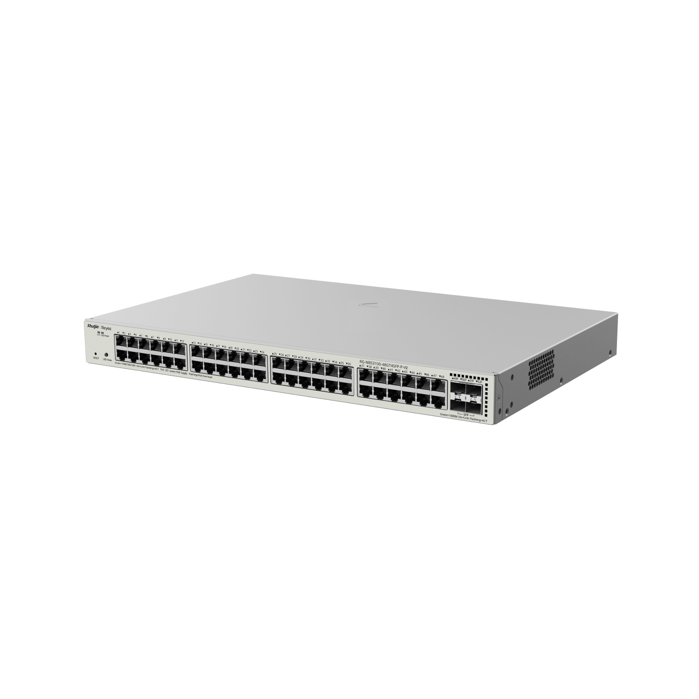 Ruijie Reyee RG-NBS3100-48GT4SFP-P-V2 48-Port Gigabit Layer 2 Cloud Managed PoE Switch
