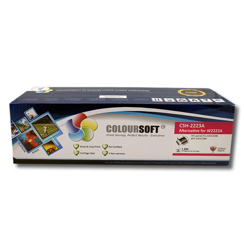 HP 222A (W2223A) Magenta ColourSoft Compatible LaserJet Toner Cartridge