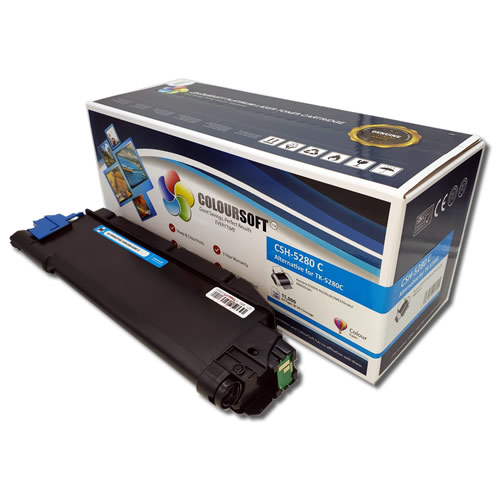 TK 5280 Toner Cartridge Kyocera Cyan by ColourSoft 1T02TWCNL0