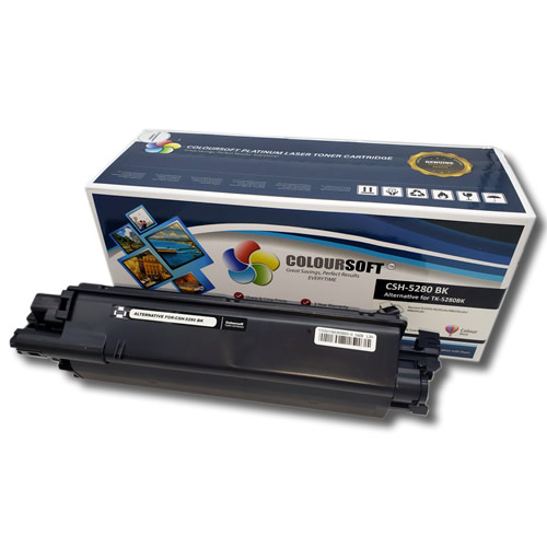 TK 5280K Toner Cartridge Kyocera Black by ColourSoft 1T02TW0NL0