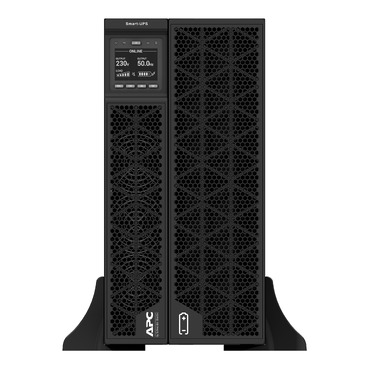 APC Smart-UPS On-Line, 10kVA/10kW, Rack/Tower, 230V, 2x IEC C13+1x IEC C19+Hard wire 3-wire (H+N+E) outlets, Network Card, W/O rail kit