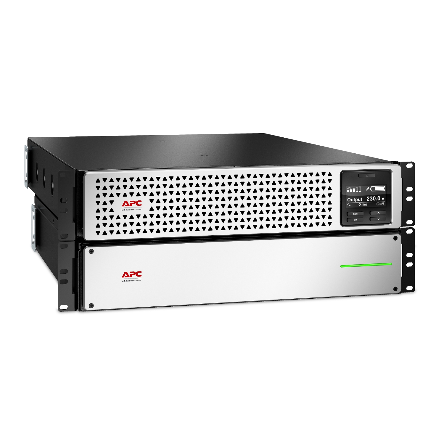 APC Smart-UPS On-Line, 3kVA/2.7kW, Tower, 230V, 8x C13+2x C19 IEC outlets, SmartSlot, Extended runtime, W/O rail kit