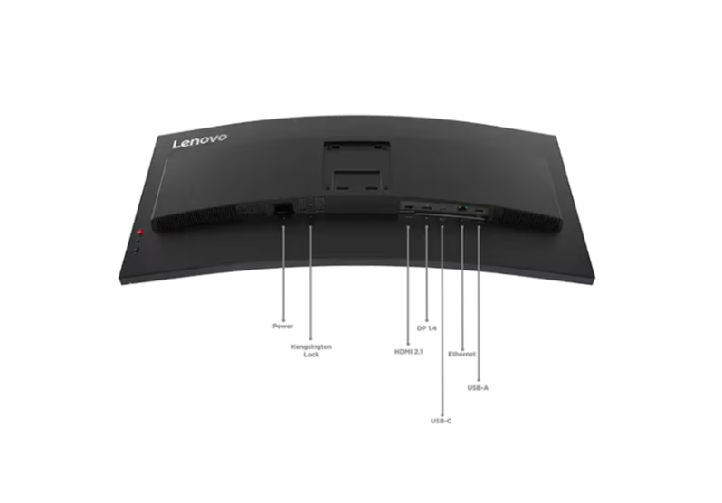 LENOVO ThinkVision T34WD-40 34" Curved UWQHD USB-C Docking Monitor
