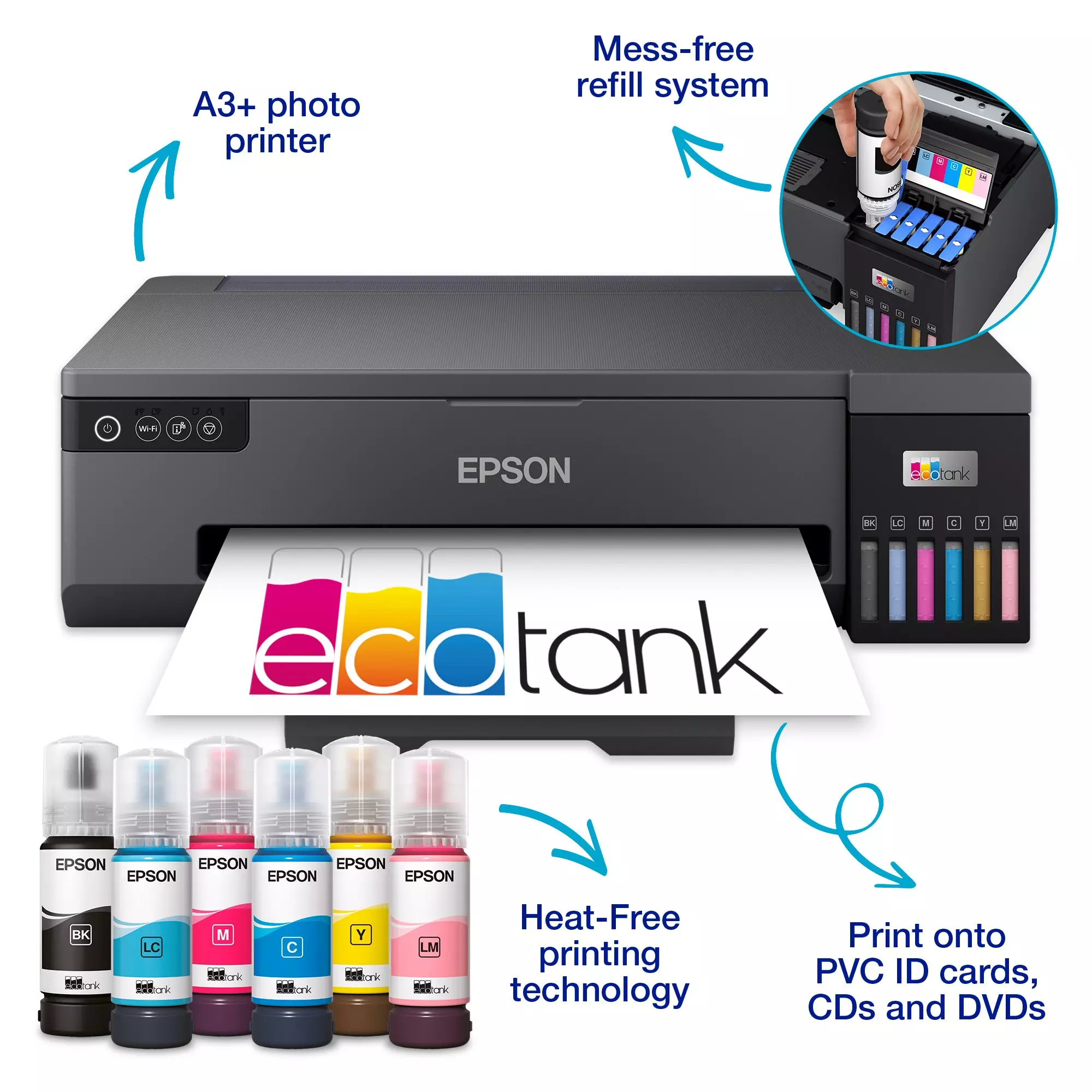 EPSON EcoTank L18050 A3+ Wi-Fi Ink Tank Photo Printer