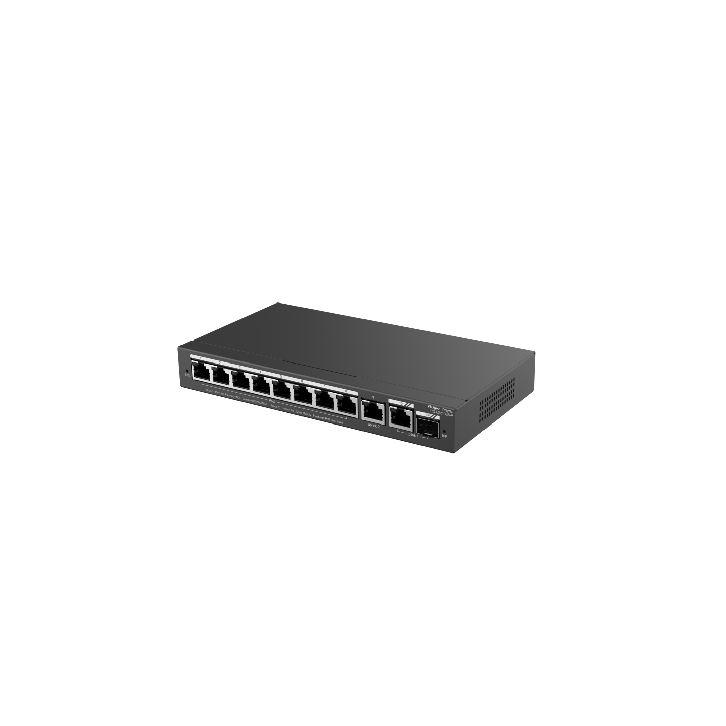 Ruijie Reyee RG-ES210GS-P 10-Port Gigabit Smart Cloud Managed PoE Switch