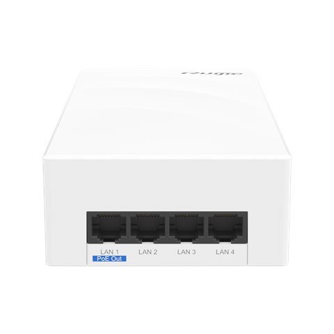 Ruijie Reyee RG-AP180P-L Wi-Fi 6 Dual-Radio 2.976 Gbps Wall Plate Access Point with PoE Passthrough