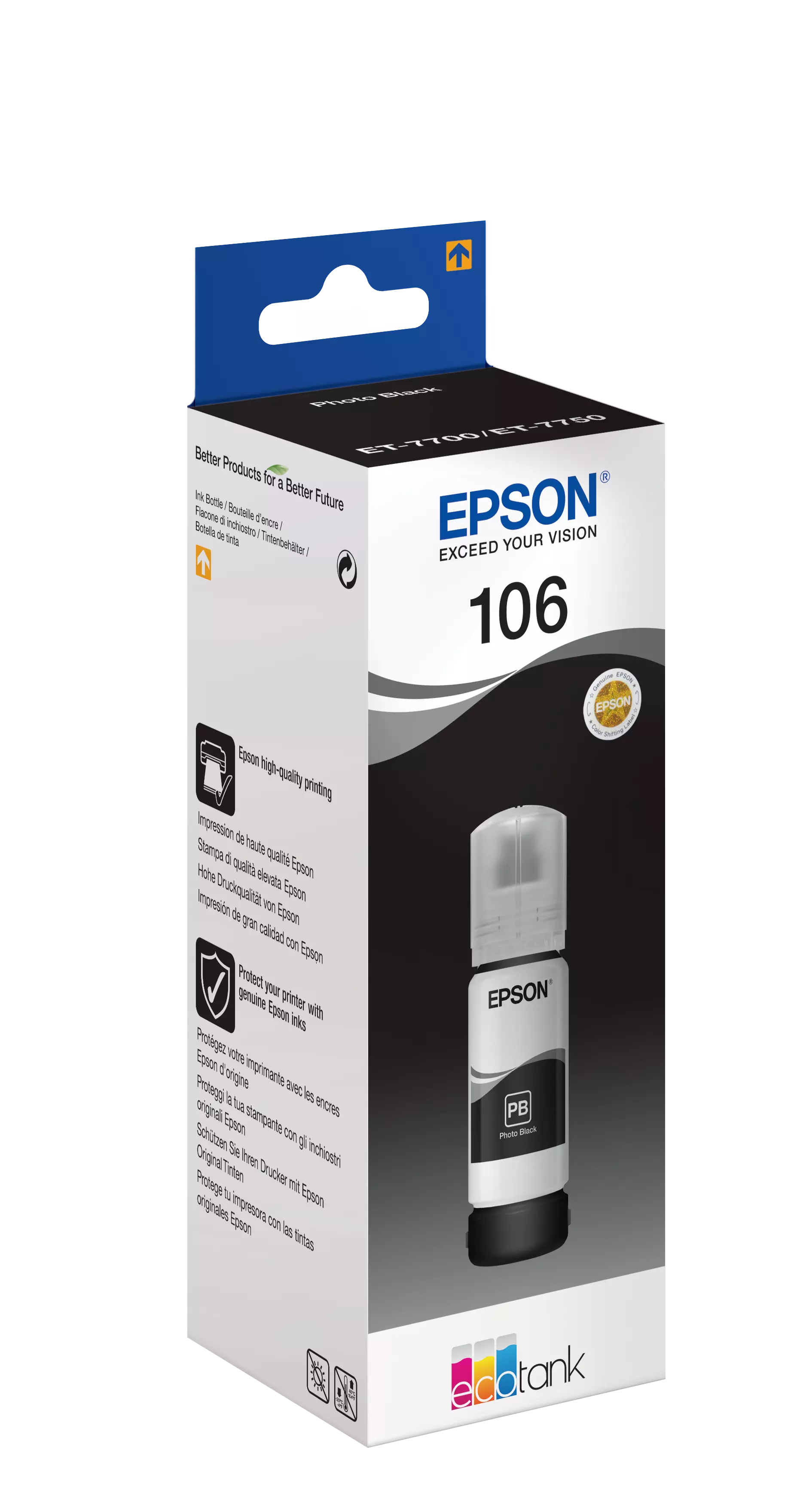 106 EcoTank Photo Black ink bottle (70 ml)