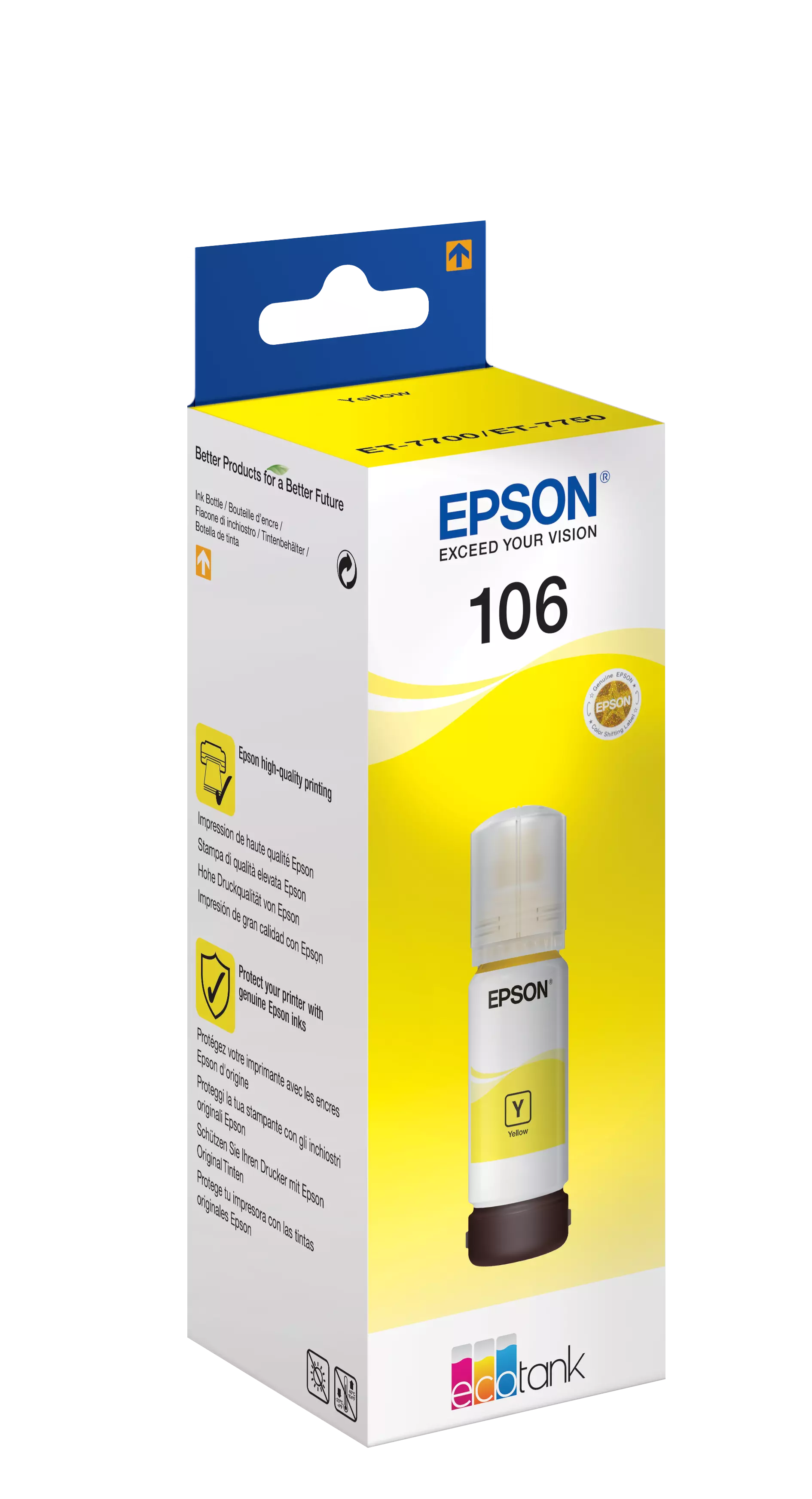 106 EcoTank Yellow ink bottle (70 ml)