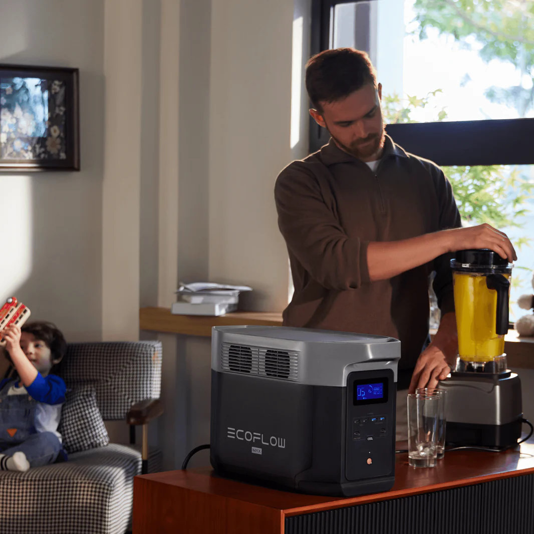 EcoFlow DELTA 2 BLACK E980 – Portable Power Station (500W, 980Wh) with FREE GIFT – EFE980-UK