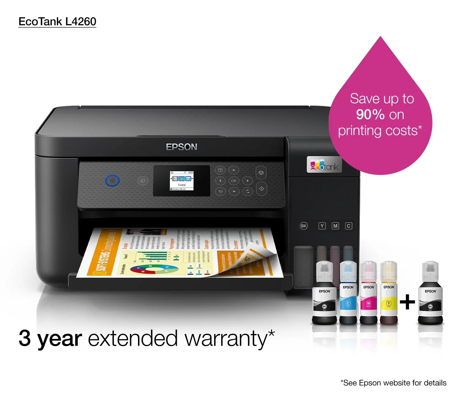 Epson EcoTank L4260 A4 Wi-Fi Duplex All-in-One Ink Tank Printer