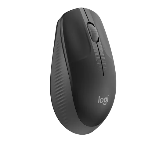 Logitech M190 Full-Size Wireless Mouse - Mid Grey - 910-005906