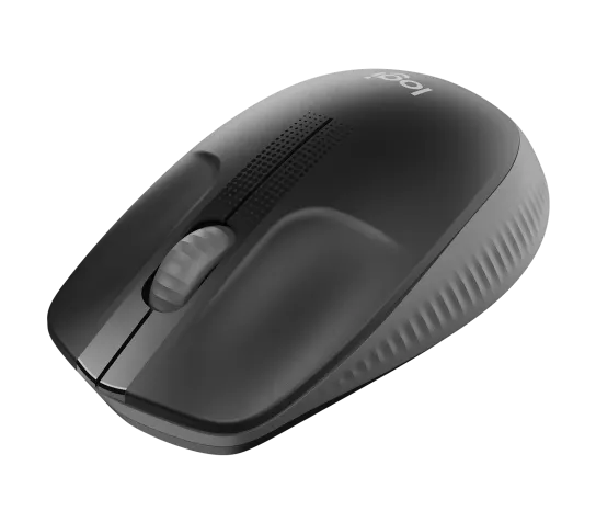 Logitech M190 Full-Size Wireless Mouse - Mid Grey - 910-005906