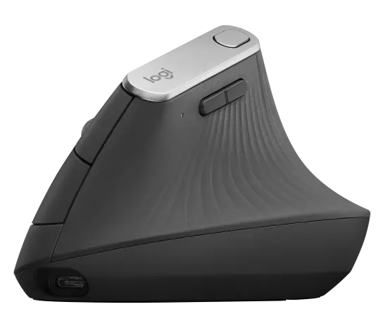Logitech MX Vertical Ergonomic Bluetooth Mouse - Graphite