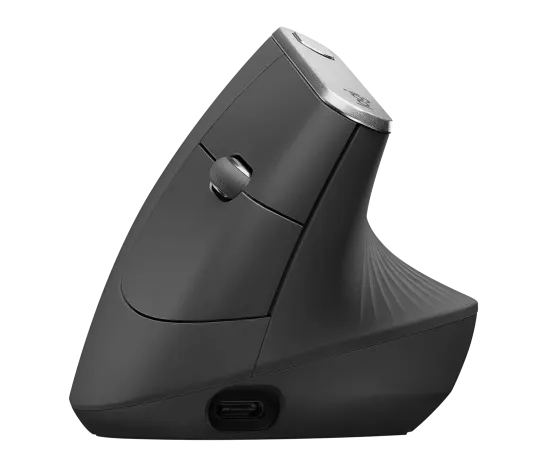 Logitech MX Vertical Ergonomic Bluetooth Mouse - Graphite
