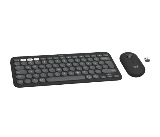 Logitech Pebble 2 Bluetooth Keyboard & Mouse Combo -Tonal Graphite